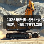 2026年看机械行业景气指数，别再盯着订单量了（图2）