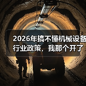 2026年搞不懂机械设备行业政策,我那个开了3年厂的朋友差点关门(图2) 2026年搞不懂机械设备行业政策,我那个开了3年厂的朋友差点关门(图2)