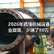 2026年搞懂机械设备行业政策，少赔了80万（图4）