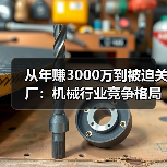 从年赚3000万到被迫关厂:机械行业竞争格局正在杀死谁?(图3) 从年赚3000万到被迫关厂:机械行业竞争格局正在杀死谁?(图3)