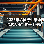 2026年机械行业市场行情怎么样？我一个搞加工的朋友亏了30万