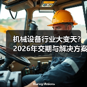 机械设备行业大变天？2026年交期与解决方案成关键（图4）