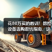 花80万买的教训！数控设备选购避坑指南，这5条建议必须知道（图2）