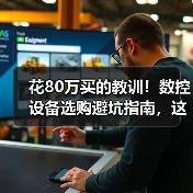 花80万买的教训！数控设备选购避坑指南，这5条建议必须知道（图3）