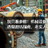 别只看参数！机械设备选型避坑指南，老实人必备（图2）