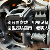 别只看参数！机械设备选型避坑指南，老实人必备（图3）