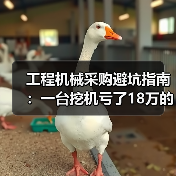 工程机械采购避坑指南：一台挖机亏了18万的血泪教训（图4）