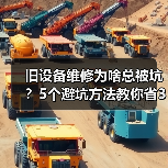 旧设备维修为啥总被坑？5个避坑方法教你省3000块（图2）