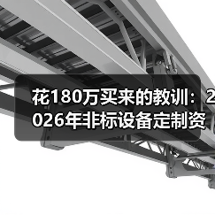 花180万买来的教训:2026年非标设备定制资讯,看完少走3年弯路(图1) 花180万买来的教训:2026年非标设备定制资讯,看完少走3年弯路(图1)