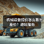 机械设备报价怎么看出差价？避坑指南（图4）