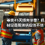 等货45天损失惨重?机械设备现货供应值不值?(图1) 等货45天损失惨重?机械设备现货供应值不值?(图1)