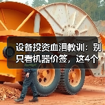 设备投资血泪教训:别只看机器价签,这4个成本陷阱你中了几个?(图4) 设备投资血泪教训:别只看机器价签,这4个成本陷阱你中了几个?(图4)