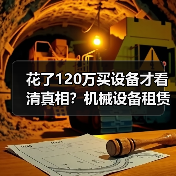 花了120万买设备才看清真相?机械设备租赁真实行情全解析(图3) 花了120万买设备才看清真相?机械设备租赁真实行情全解析(图3)