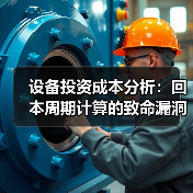 设备投资成本分析:回本周期计算的致命漏洞(图4) 设备投资成本分析:回本周期计算的致命漏洞(图4)