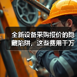全新设备采购报价的隐藏陷阱，这些费用千万别漏看！