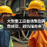大型重工设备选型别再靠感觉,避坑指南来了(图3) 大型重工设备选型别再靠感觉,避坑指南来了(图3)