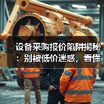 设备采购报价陷阱揭秘:别被低价迷惑,看懂这些隐性成本,省下一大笔!(图2) 设备采购报价陷阱揭秘:别被低价迷惑,看懂这些隐性成本,省下一大笔!(图2)
