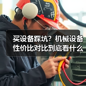 买设备踩坑？机械设备性价比对比到底看什么（图3）