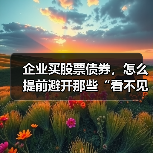 企业买股票债券,怎么提前避开那些“看不见的坑”?(图1) 企业买股票债券,怎么提前避开那些“看不见的坑”?(图1)
