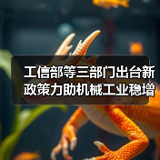 工信部等三部门出台新政策力助机械工业稳增长(图3) 工信部等三部门出台新政策力助机械工业稳增长(图3)