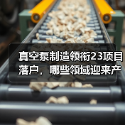 真空泵制造领衔23项目落户,哪些领域迎来产业新机遇?(图3) 真空泵制造领衔23项目落户,哪些领域迎来产业新机遇?(图3)