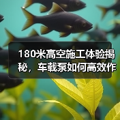 180米高空施工体验揭秘，车载泵如何高效作业？