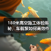 180米高空施工体验揭秘,车载泵如何高效作业?(图2) 180米高空施工体验揭秘,车载泵如何高效作业?(图2)
