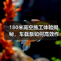 180米高空施工体验揭秘,车载泵如何高效作业?(图3) 180米高空施工体验揭秘,车载泵如何高效作业?(图3)