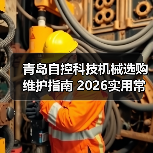青岛自控科技机械选购维护指南 2026实用常见问题解析