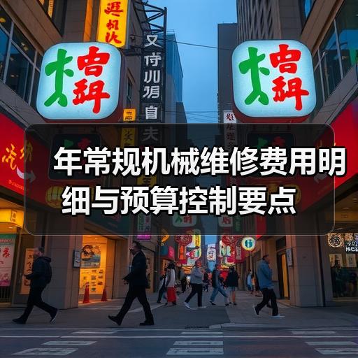 年常规机械维修费用明细与预算控制要点