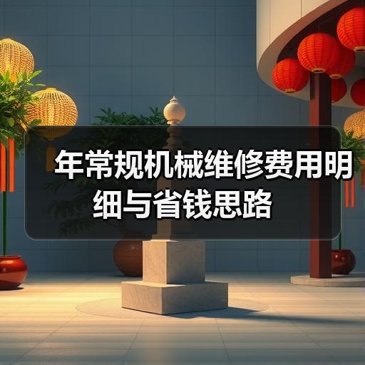 年常规机械维修费用明细与省钱思路