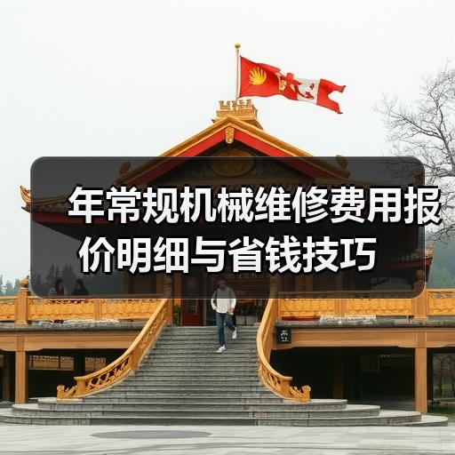 年常规机械维修费用报价明细与省钱技巧