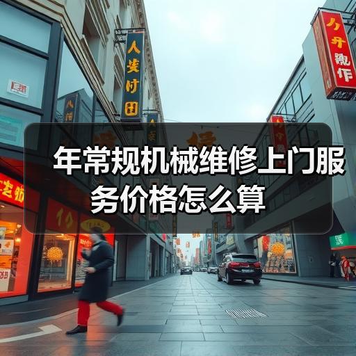 年常规机械维修上门服务价格怎么算